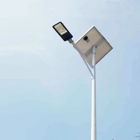 Reluxlight split solar street light Curved Arm Split Style