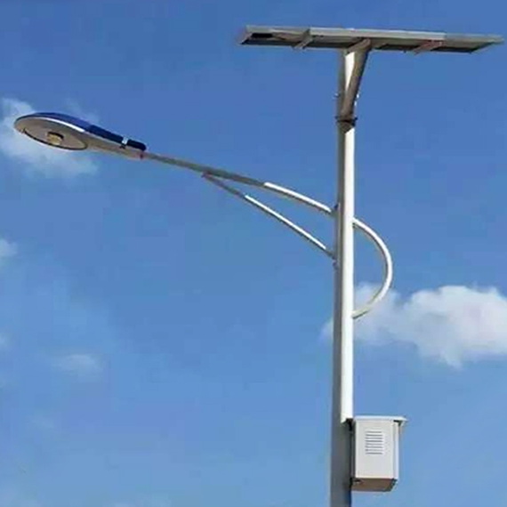 Reluxlight split solar street light Tall Pole Road Layout